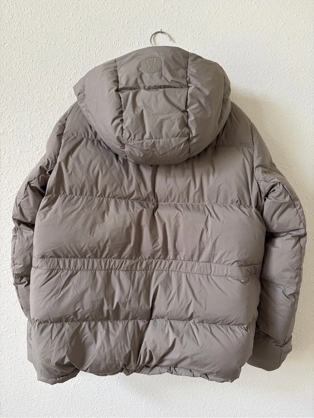 Lululemon Wunder Puff 600 Down Fill Jacket Warm Ash Grey Size 8